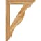 Ekena Millwork Funston Slat Rough Sawn Bracket w/ Offset Brace, Western Red Cedar, 6"W x 30"D x 42"H BKT0604X30X42FST06RWR - alternate 3